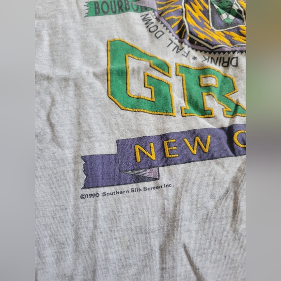 Vintage 1990 Mardi Gras Tee - Picture 2 of 10